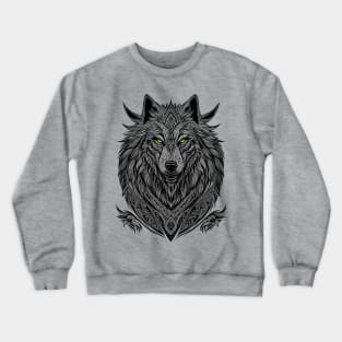 White wolf Crewneck Sweatshirt